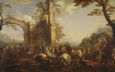 La Bataille de Lépante entre les Chrétiens et les Musulmans